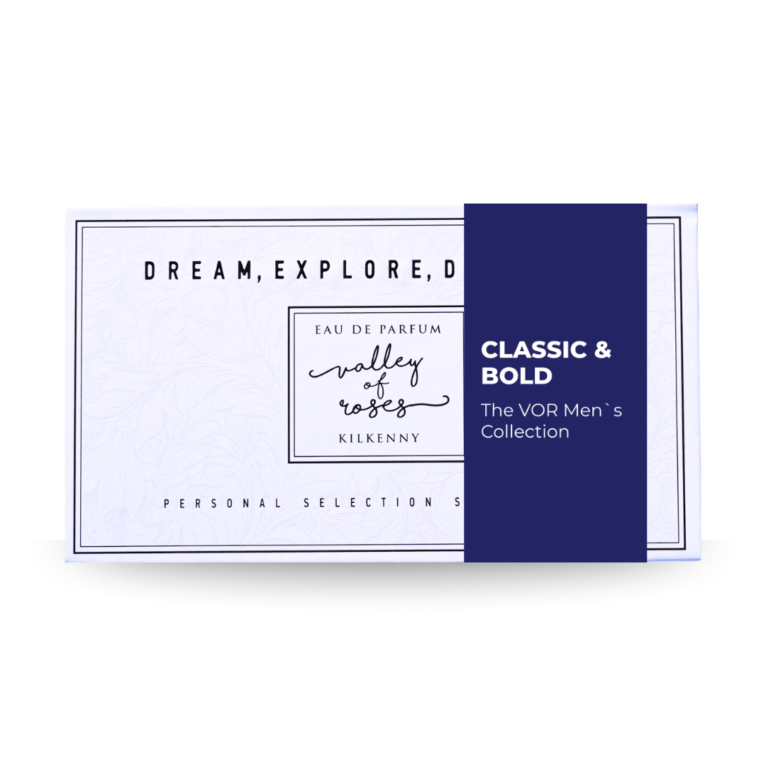 Valentines gifts for him: gifts for boyfriend and best colognes for men, featuring Valley of Roses perfume gift set.