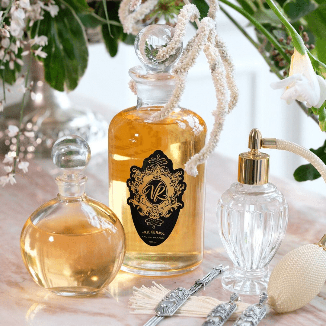 Events collection: Valley of Roses Kilkenny perfume bottles, fragrance ireland, mother's day gifts, eau de toilette, floral perfume.