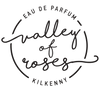 Valley of Roses Eau de Parfum logo from Kilkenny, showcasing high-quality women's fragrances and perfumes.