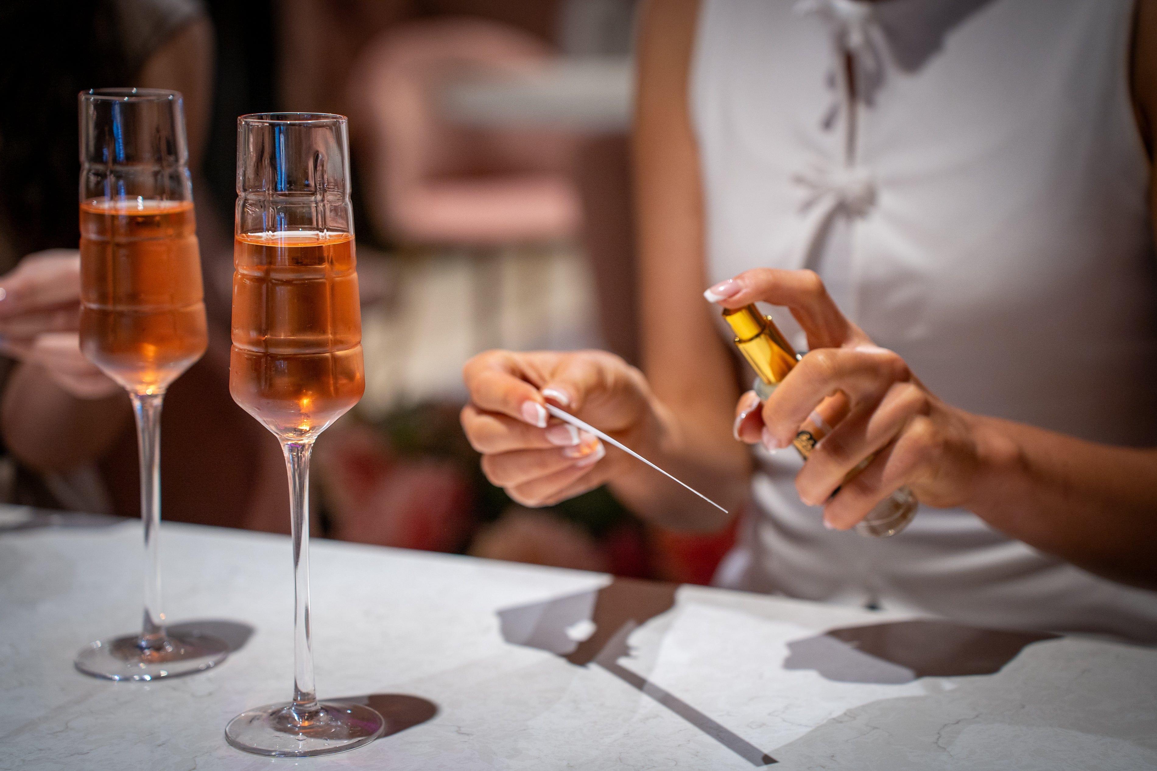 1:1 Bespoke Consultation with Andriana 🌼 Your story in a bottle, creating fragrances at Valley of Roses with champagne.