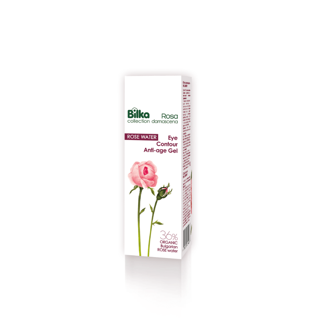 Eye Contour Gel Anti Age – 25 ml. with organic rose water for firming and hydrating delicate eye area.