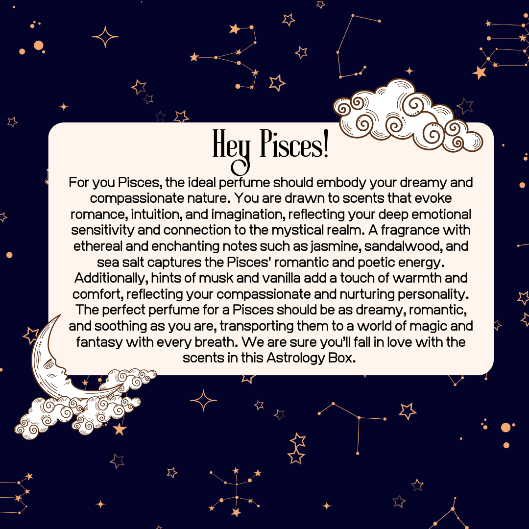 Valley of Roses Gift Sets Pisces Astrology Box for Her