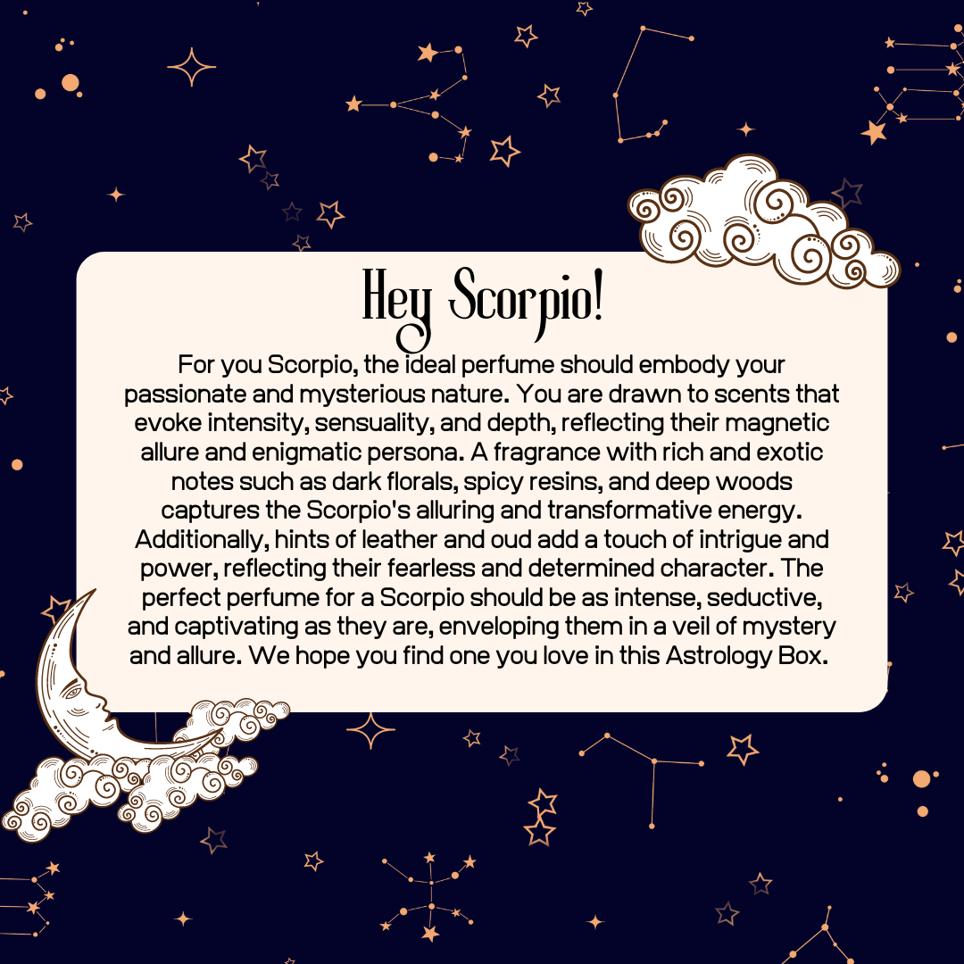 Valley of Roses Gift Sets Scorpio Astrology Box for Her