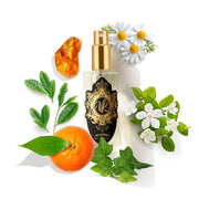 #327 INSPIRED BY... AQUA ALLEGORIA - MANDARIN BASILIC perfume with orange, flowers, and green leaves, perfect for gifts.