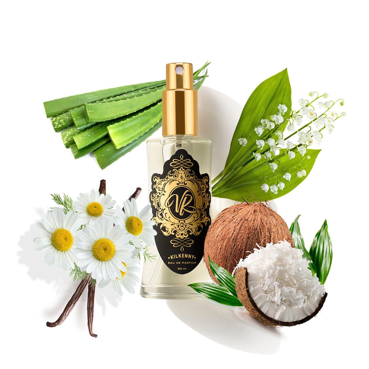 #518 INSPIRED BY... COCONUT PASSION fragrance with vanilla, coconut, chamomile, aloe vera, and lily of the valley notes.