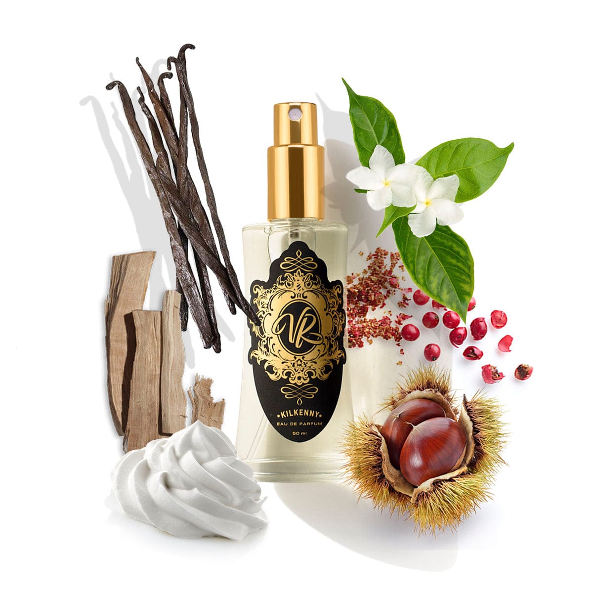 #519 INSPIRED BY... ZADIG & VOLTAIRE perfume featuring vanilla, sandalwood, jasmine, and chestnut, perfect for gifts.