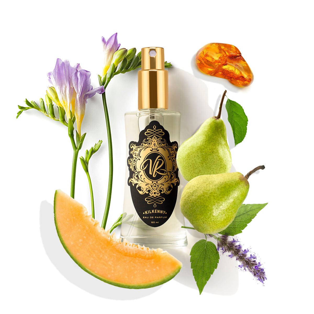 #520 INSPIRED BY … ENGLISH PEAR AND FRESIA fragrance with pear, freesia, melon, and amber notes for a refreshing scent.