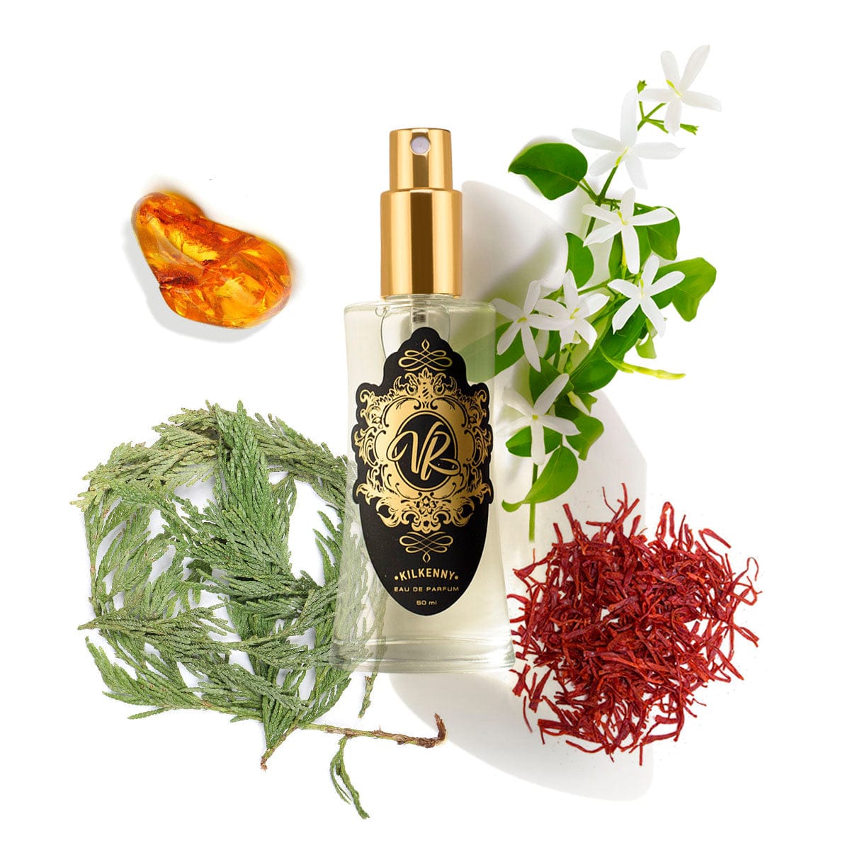 #543 INSPIRED BY... BACCARAT ROUGE perfume with saffron, jasmine, and amber ingredients, ideal for luxurious fragrance lovers.