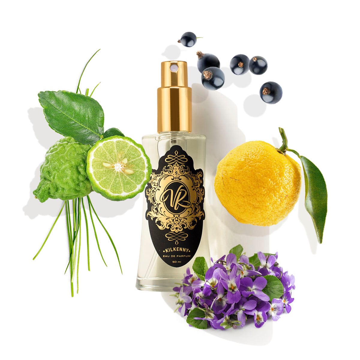 #554 INSPIRED BY... BAL D'AFRIQUE perfume with fragrant notes of lime, lemon, blackcurrant, and violet.
