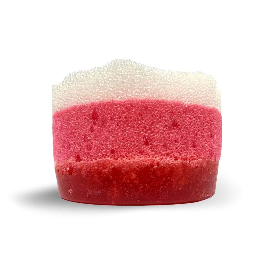 TAN PREP SPONGE with vibrant colors for exfoliating, cleansing, and preparing skin for tanning applications.
